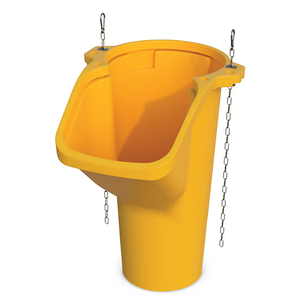 Conduta para descarga de entulho