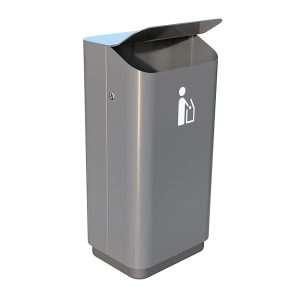 Papeleira NETT de 120 ou 180 litros para áreas externas