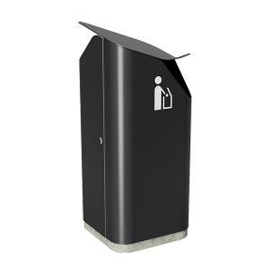 Papeleira NETT de 120 ou 180 litros para áreas externas